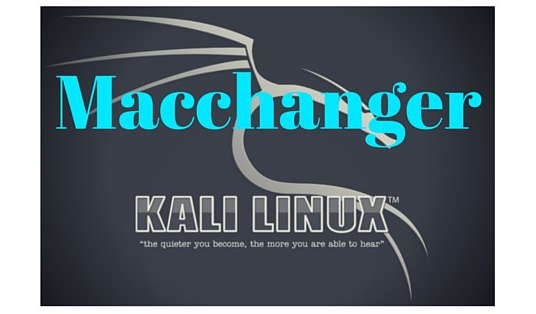 Kali Linux MacChanger Kullanımı
