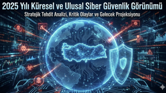 2025 Yılı Küresel ve Ulusal Siber Güvenlik Görünümü: Stratejik Tehdit Analizi, Kritik Olaylar ve Gelecek Projeksiyonu