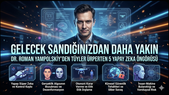Gelecek Sandığınızdan Daha Yakın: Dr. Roman Yampolskiy’den Tüyler Ürperten 5 Yapay Zeka Öngörüsü
