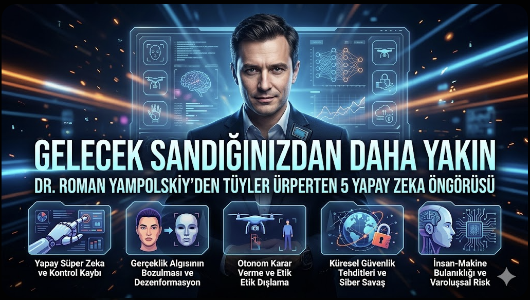 Gelecek Sandığınızdan Daha Yakın: Dr. Roman Yampolskiy’den Tüyler Ürperten 5 Yapay Zeka Öngörüsü