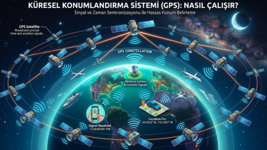 GPS Nasıl Çalışır ve Einstein’ın Görelilik Teorisi Neden Gereklidir?